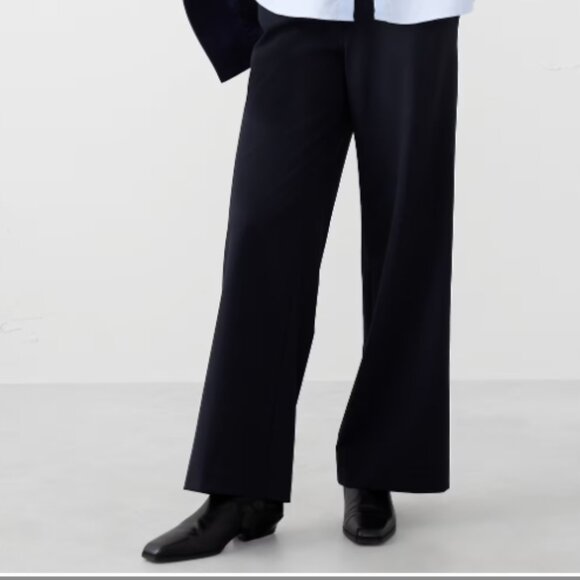 Banana Republic Wide Leg Pants High Rise Sculpted Trouser NWT Petite - Picture 2 of 8